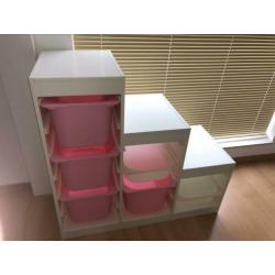 Ikea trofast met bakken