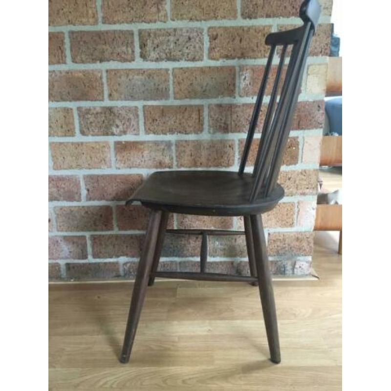 2 originele Tapiovaara spijlenstoelen retro vintage