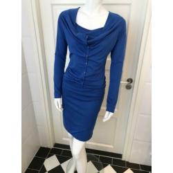 CLAUDIA STRATER jurk - 38 - blauw - ZGAN