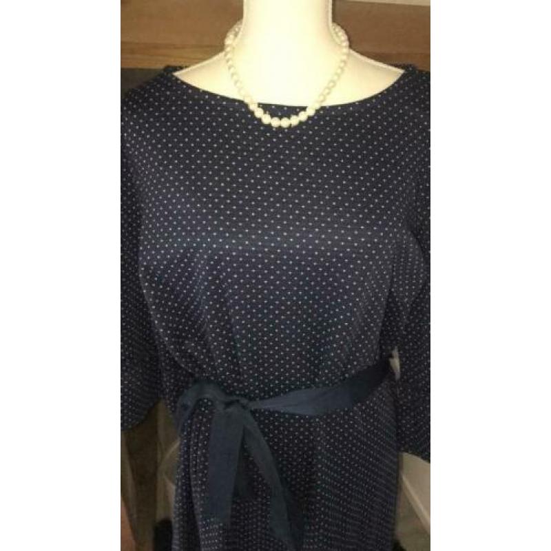 Donkerblauwe jurk C&A maat 44/46