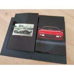 Ferrari 512 TR hoogglans brochure in map