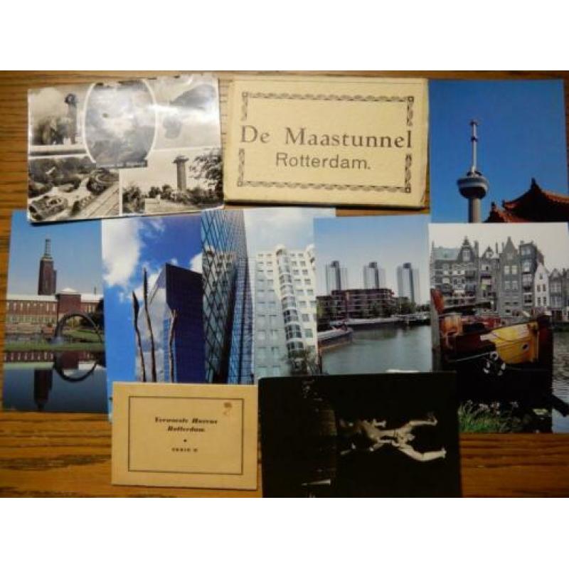 Rotterdam 8 kaarten + serie verwoeste havens + serie maastun