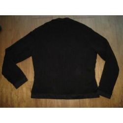 Stoere zwarte colbert / blazer van Diesel maat XXL