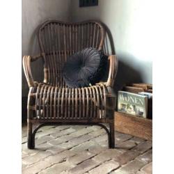 HEBBEN! NIEUW LOUNGE CHAIR & VELVET KUSSEN kanan rond BLACK