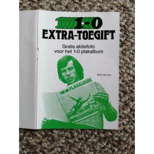 Voetbalplaten 1-0 per stuk