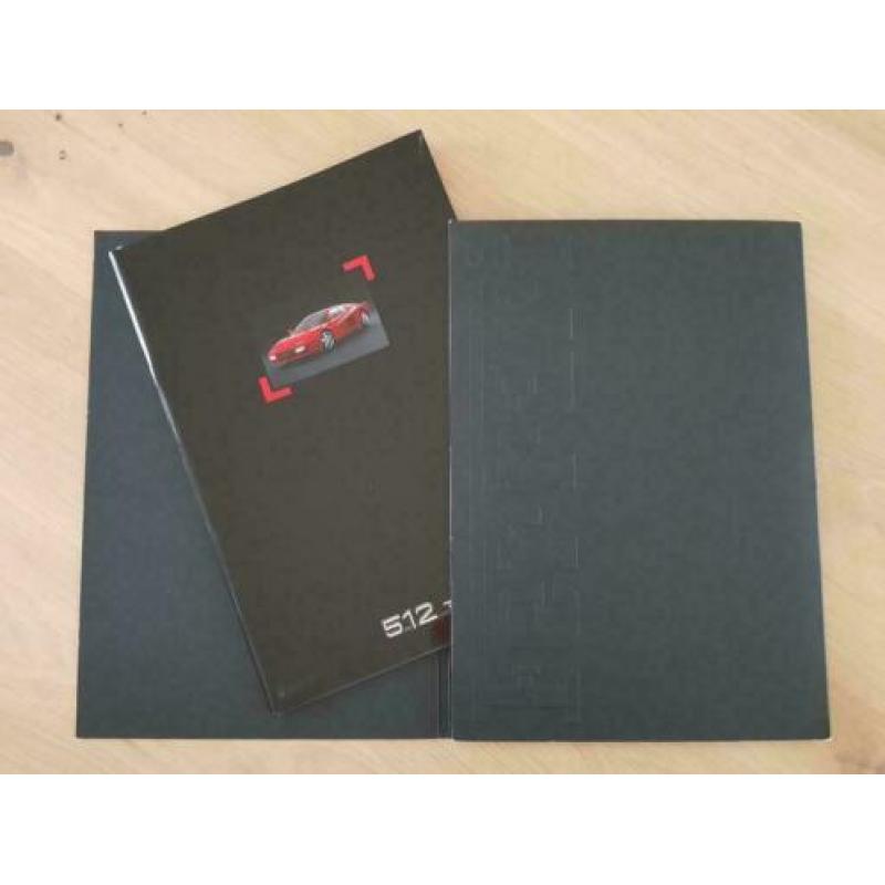 Ferrari 512 TR hoogglans brochure in map