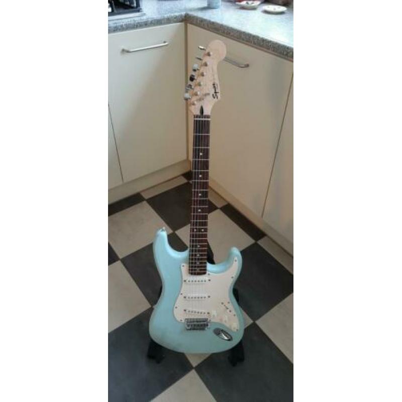 Fender Squier Bullet baby blue mint condition!