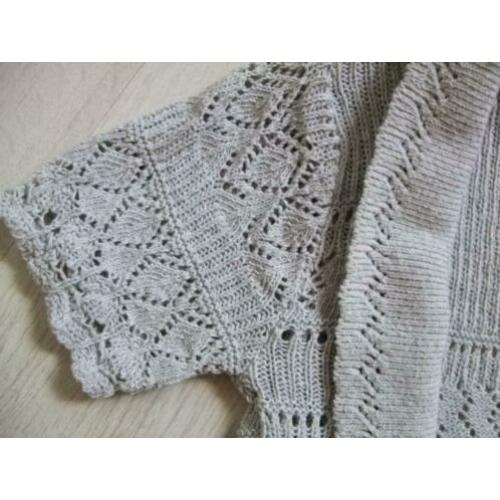 grijze ajour bolero van Impulse mt S