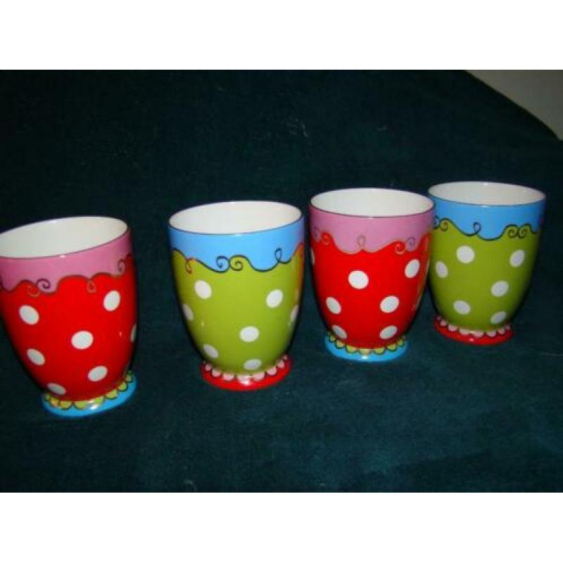 4 oilily bekers beker douwe egberts nieuw