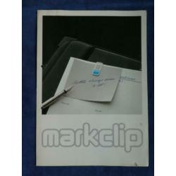 Markclip paperclip presentatiefolder met prijslijst