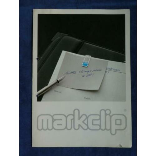 Markclip paperclip presentatiefolder met prijslijst