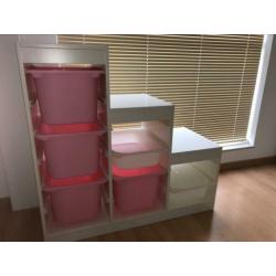 Ikea trofast met bakken