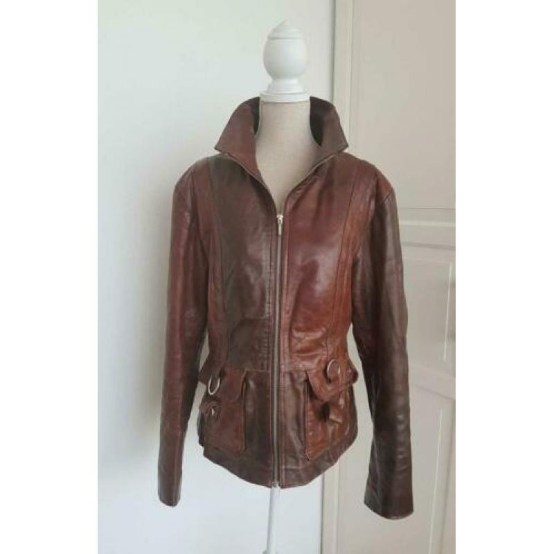 Leren Skira dames jas L