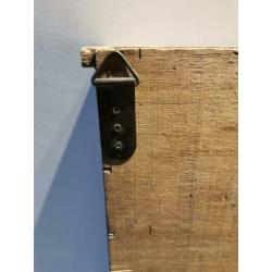 Letterbak van hout