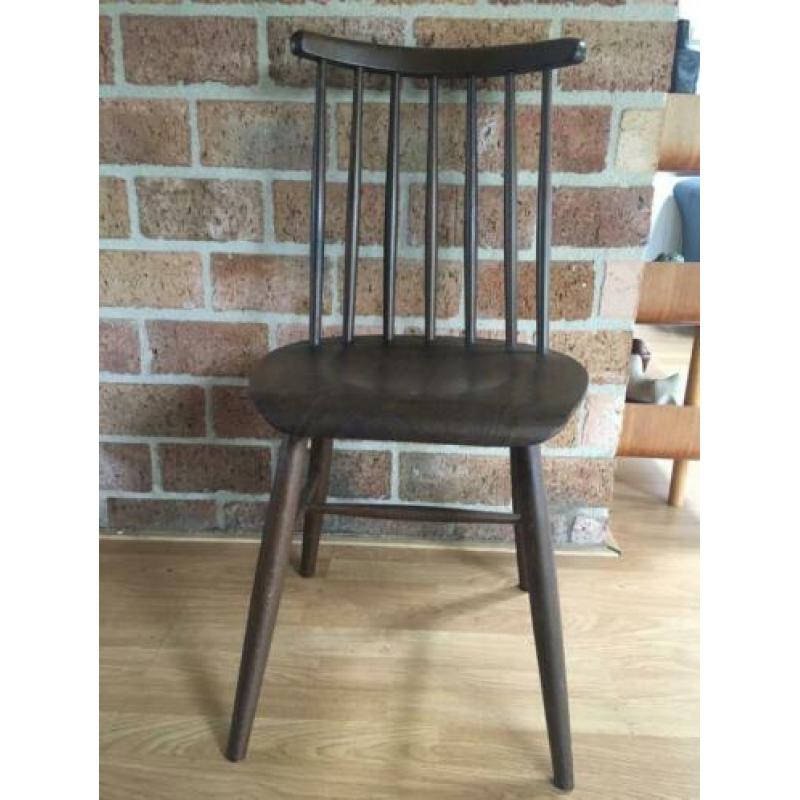 2 originele Tapiovaara spijlenstoelen retro vintage
