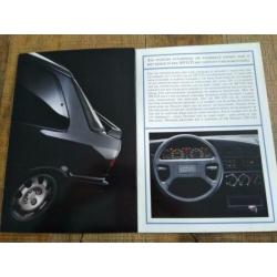Peugeot 309 GTi folder uit 1993