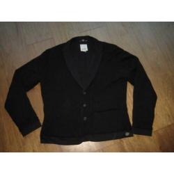 Stoere zwarte colbert / blazer van Diesel maat XXL