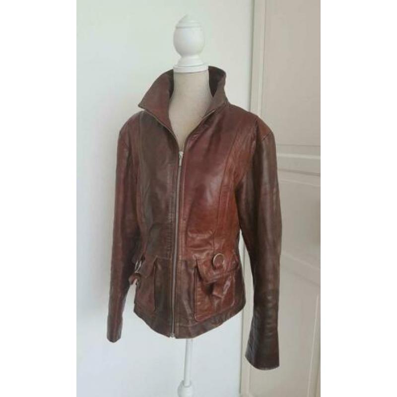 Leren Skira dames jas L
