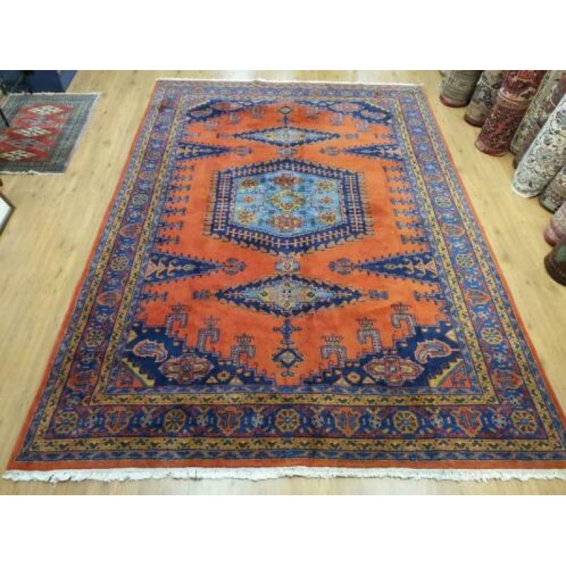 Vintage handgeknoopt perzisch tapijt wiss 330x231
