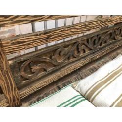 Oude teakhout bank teak India