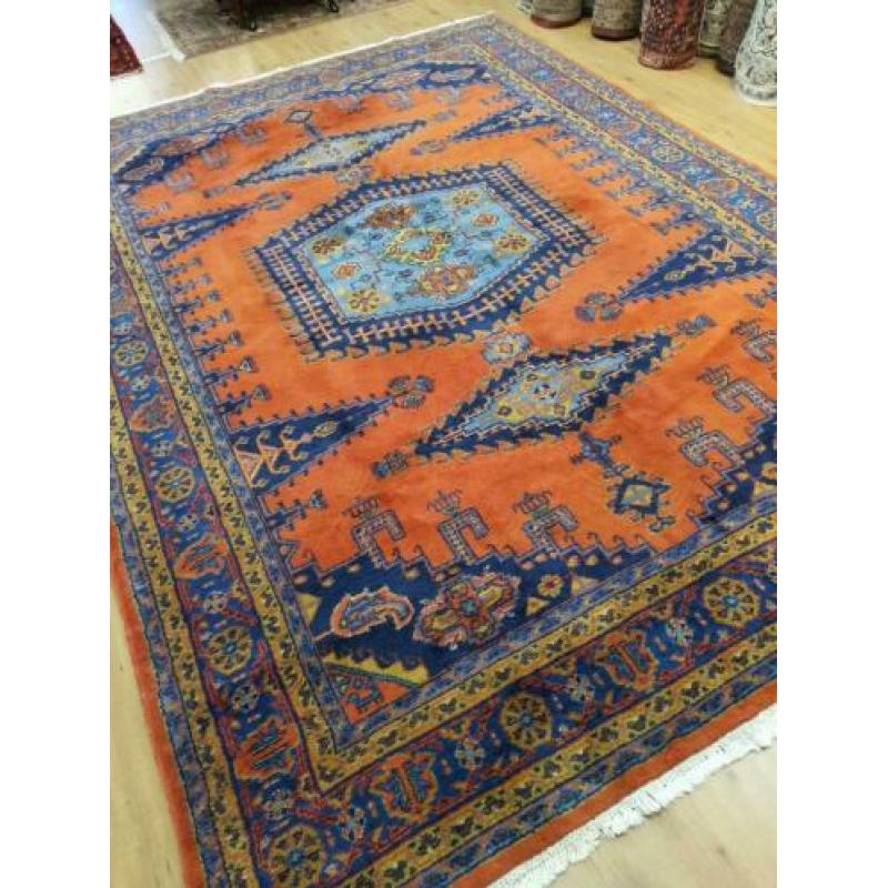 Vintage handgeknoopt perzisch tapijt wiss 330x231