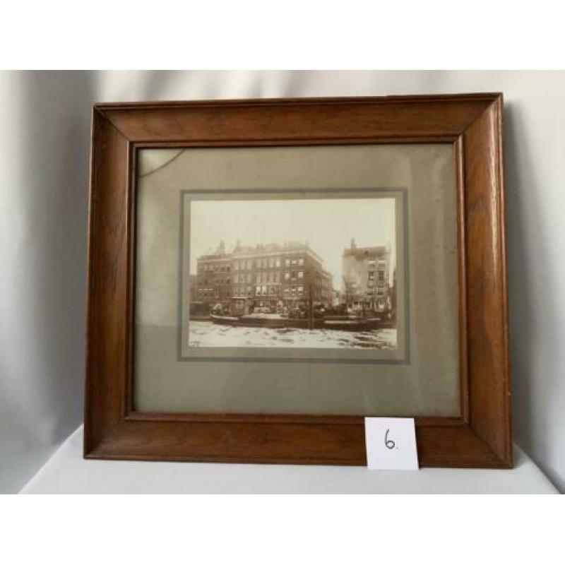 Oude lijst met foto van Amsterdam? Uit 1912
