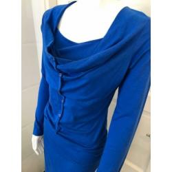 CLAUDIA STRATER jurk - 38 - blauw - ZGAN