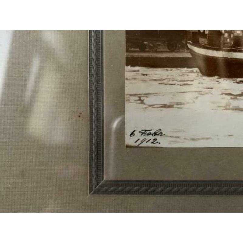 Oude lijst met foto van Amsterdam? Uit 1912