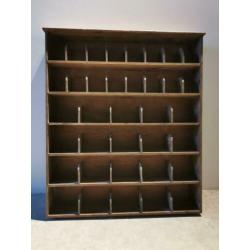 Letterbak van hout