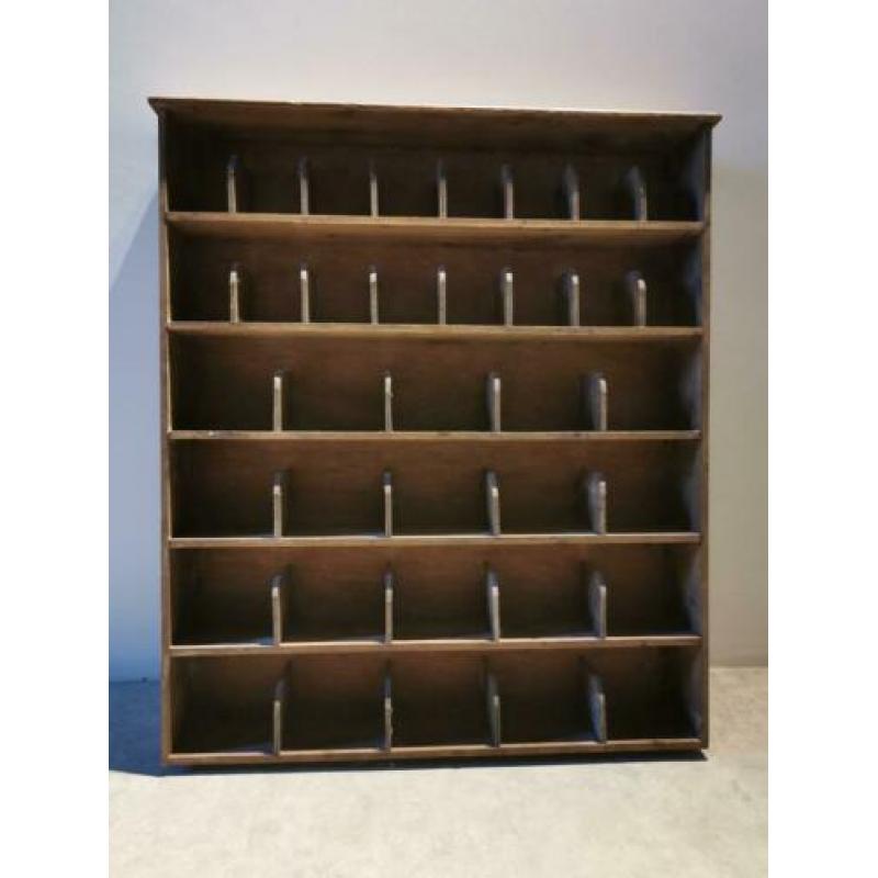 Letterbak van hout