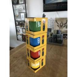 Te koop leuke gekleurde M&M bekers