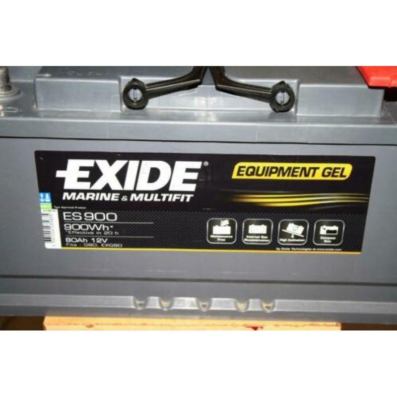EXIDE GEL accus 80 ah 12 volt