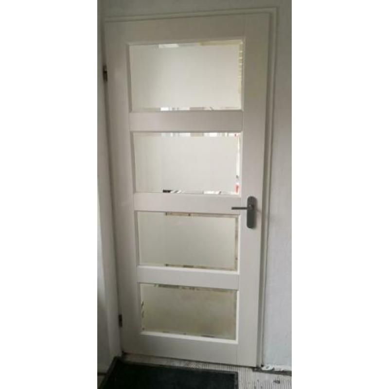 2 linksdraaiende opdekdeuren 83cm