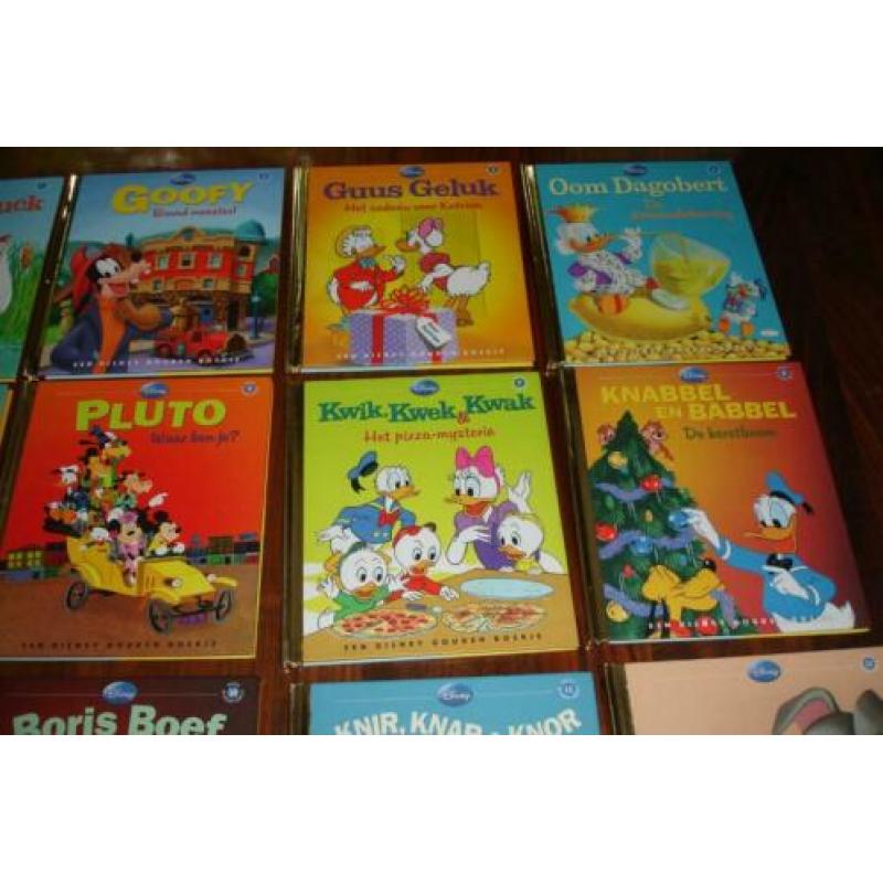 Gouden boekjes ad set 15 delen compleet disney mickey minnie