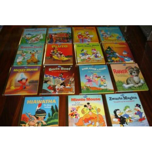 Gouden boekjes ad set 15 delen compleet disney mickey minnie