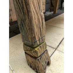 Oude teakhout bank teak India