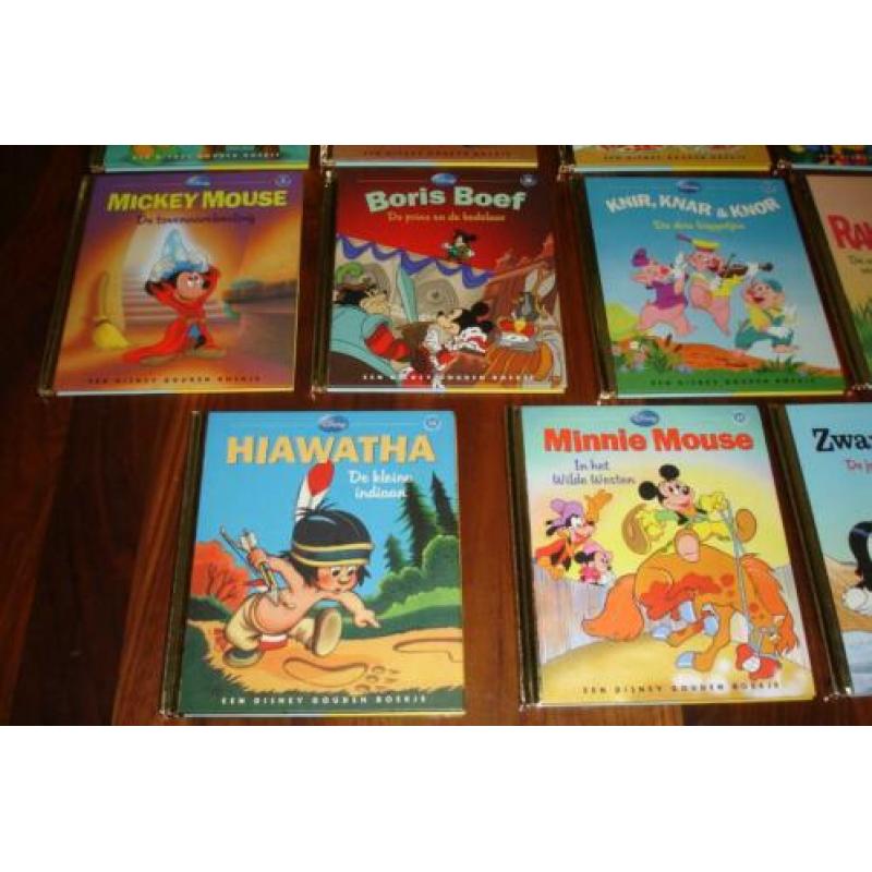 Gouden boekjes ad set 15 delen compleet disney mickey minnie