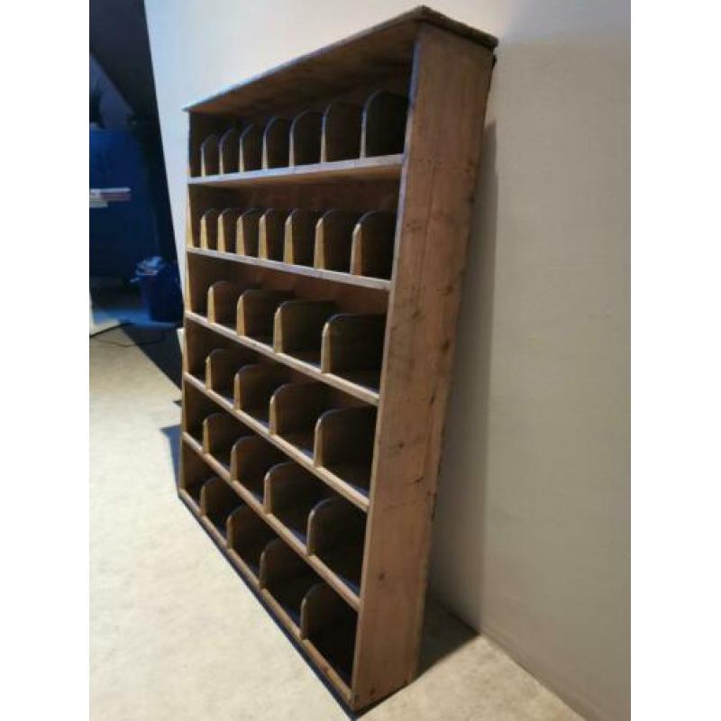 Letterbak van hout