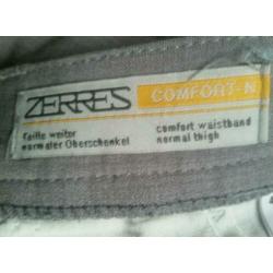 Vintage retro oude damesbroek pantalon zerres mt 42 kort