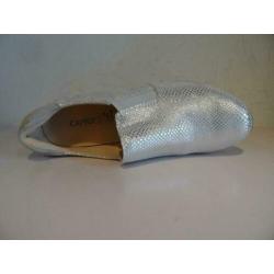 Caprice zilver kleur instapper maat 41