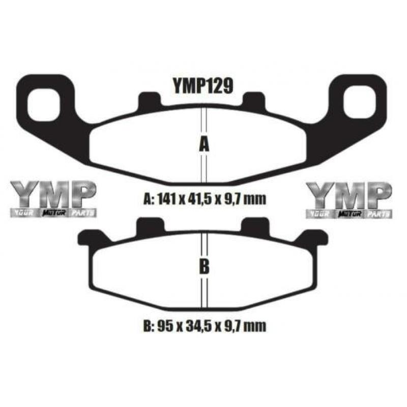 Remblokken Kawasaki 750 GPX GT GPZ KVF GPX750 GT750 KVF750