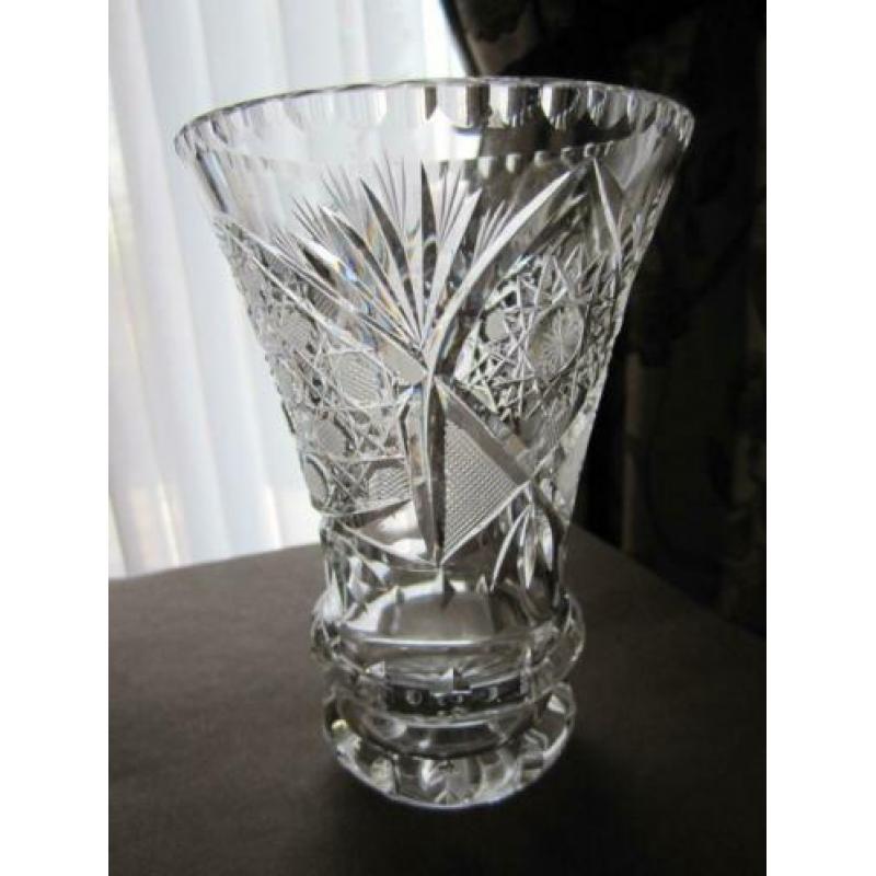Mooie russische kristal vaas - loodkristal
