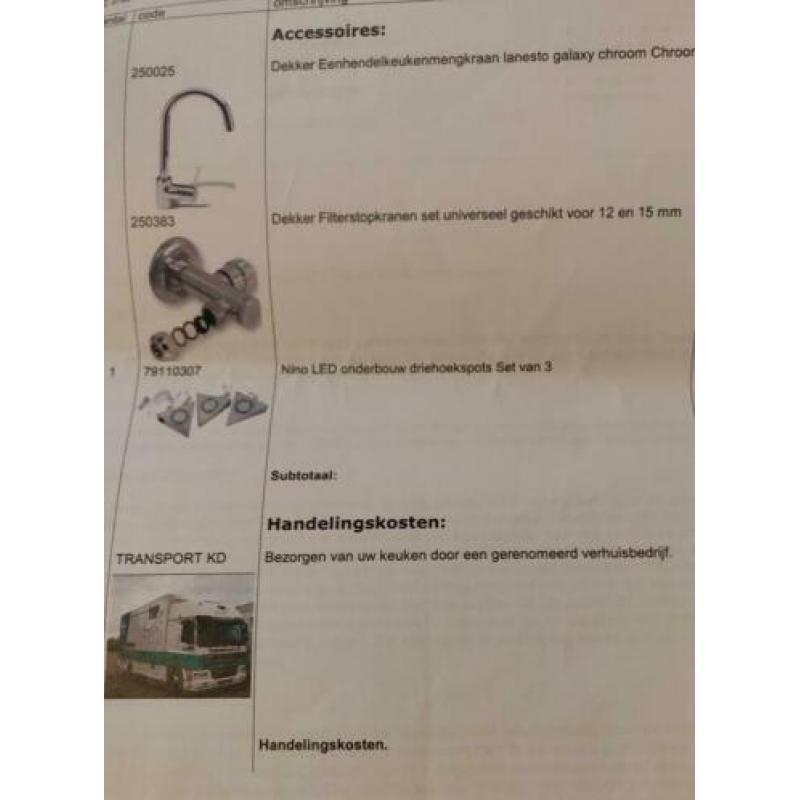 Prachtige keuken 4,18m breed "1jaar oud" garantie aanwezig