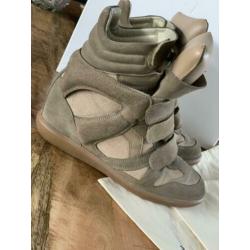 Isabel marant 39 taupe zo goed als nieuw
