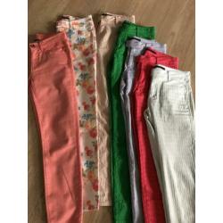 L.Broek dames 5x Steps, Street One, Expresso, mt 36