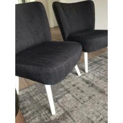 Fauteuil Lifestyle home donkergrijs design 2 stuks zgan