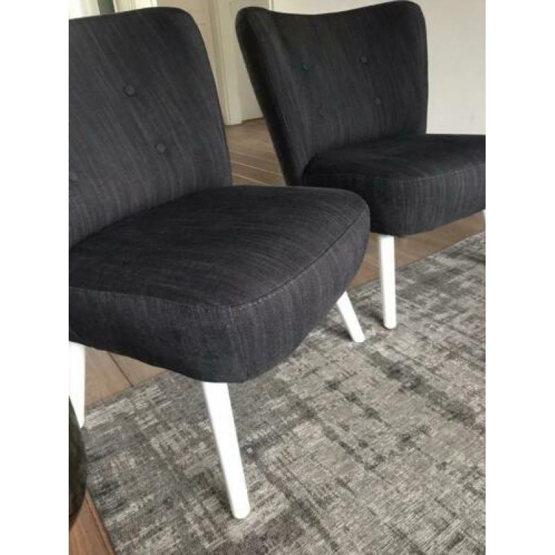 Fauteuil Lifestyle home donkergrijs design 2 stuks zgan