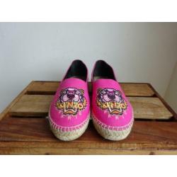 KENZO espadrilles ZGAN!! maat 37 instappers roze