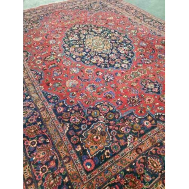 Handgeknoopt Perzisch tapijt Iran Meshed wol groot 327x415cm