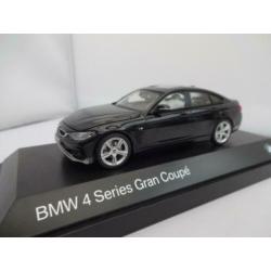 BMW 4 Gran Coupe Black van Kyosho 80422348790 voor BMW 1/43